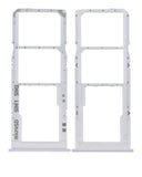 Replacement Dual Sim Card Tray Compatible with Samsung Galaxy A30S (A307 / 2019) (White)
