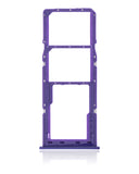 Replacement Dual Sim Card Tray Compatible with Samsung Galaxy A30S (A307 / 2019) (Violet)