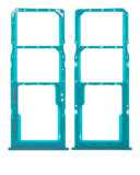 Replacement Dual Sim Card Tray Compatible with Samsung Galaxy A30S (A307 / 2019) (Green)