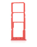 Replacement Dual Sim Card Tray Compatible with Samsung Galaxy A02 (A022 / 2020) (Red)