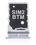 Replacement Dual Sim Card Tray Compatible with Samsung Galaxy A80 (A805 / 2019) (Ghost White)