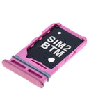 Replacement Dual Sim Card Tray Compatible with Samsung Galaxy A80 (A805 / 2019) (Pink)