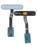 Replacement Power & Fingerprint Reader With Flex Cable Compatible with Samsung Galaxy S10E (Prism Blue)