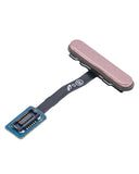 Replacement Power & Fingerprint Reader With Flex Cable Compatible with Samsung Galaxy S10E (Flamingo Pink)