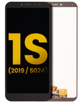 Replacement LCD Assembly Without Frame Compatible with Alcatel 1S (5024 / 2019) (Refurbished) (Black)
