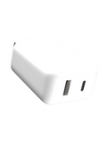 2 Plug - 20W USB Type C And USB Type A Wall Power Adapter (AmpSentrix) Compatible with Ampsentrix