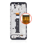 Replacement LCD Assembly With Frame Compatible with Motorola Moto G30 (XT2129 / 2021) (Aftermarket Plus) (Phantom Black)