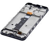 Replacement LCD Assembly With Frame Compatible with Motorola Moto G30 (XT2129 / 2021) (Aftermarket Plus) (Phantom Black)