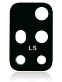 Replacement Back Camera Lens (Glass Only) With Adhesive Compatible with Motorola Moto G30 (XT2129 / 2021) (Phantom Black)