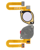 Replacement Fingerprint Reader With Flex Cable Compatible with Motorola Moto G30 (XT2129 / 2021) / G10 (XT2127-2 / 2021) (Pastel Sky)