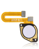 Replacement Fingerprint Reader With Flex Cable Compatible with Motorola Moto G30 (XT2129 / 2021) / G10 (XT2127-2 / 2021) (Pastel Sky)