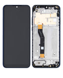 Replacement LCD Assembly With Frame Compatible with Motorola Moto G Play (XT2093 / 2021) (Refurbished) (Misty Blue)