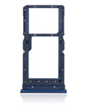 Replacement Sim Card Tray Compatible with Motorola Moto G Play (XT2093 / 2021) (Misty Blue)