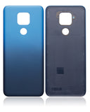 Replacement Back cover Glass Compatible with Motorola Moto G Play (XT2093 / 2021) (Misty Blue)