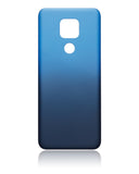 Replacement Back cover Glass Compatible with Motorola Moto G Play (XT2093 / 2021) (Misty Blue)