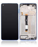 Replacement LCD Assembly With Frame Compatible with Motorola Moto G Power (XT2117 / 2021) (Refurbished) (Blue)