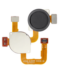 Replacement Fingerprint Reader With Flex Cable Compatible with Motorola Moto G Power (XT2041-4 / XT2041-6 / XT2041-7 / XT2041DL / 2020) (Smoke Black)