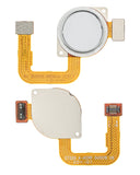Replacement Fingerprint Reader With Flex Cable Compatible with Motorola Moto G Power (XT2041-4 / XT2041-6 / XT2041-7 / XT2041DL / 2020) / G Stylus 6.4" (XT2043 / 2020) (White)