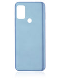 Replacement Back cover Glass Compatible with Motorola Moto G20 (XT2128 / 2021) (Breeze Blue)