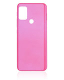 Replacement Back cover Glass Compatible with Motorola Moto G20 (XT2128 / 2021) (Flamingo Pink)