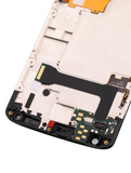 Replacement LCD Assembly With Frame Compatible with Motorola Moto X Force (XT1580 / 2015) / Droid Turbo 2 (XT1585 / 2015) (Refurbished) (Black)