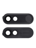 Replacement Back Camera Lens Cover Compatible with Motorola Droid Turbo 2 (XT1585 / XT1580 / XT1581 / 2015) (Black)