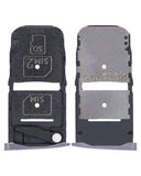 Replacement Sim Card Tray Compatible with Motorola Moto Z Force Droid (XT1650-02 / 2016) (Black)