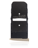 Replacement Sim Card Tray Compatible with Motorola Moto Z Droid (XT1650-01 / 2016) (Gold)