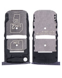 Replacement Sim Card Tray Compatible with Motorola Moto Z Droid (XT1650-01 / 2016) (Black)