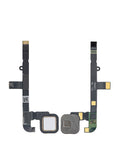 Replacement Home Button With Flex Cable Compatible with Motorola Moto Z Play Droid (XT1635 / 2016) (White)