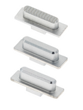 Replacement Hard Buttons (Power / Volume) With Holding Bracket Compatible with Motorola Moto Z Play Droid (XT1635 / 2016) (White)
