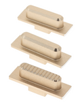 Replacement Hard Buttons (Power / Volume) With Holding Bracket Compatible with Motorola Moto Z Play Droid (XT1635 / 2016) (Gold)