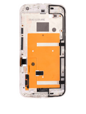 Replacement LCD Assembly With Frame Compatible with Motorola Moto G2 (XT1064 / XT1068 / XT1069 / 2014) (Refurbished) (White)