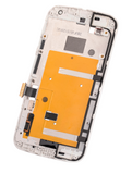 Replacement LCD Assembly With Frame Compatible with Motorola Moto G2 (XT1064 / XT1068 / XT1069 / 2014) (Refurbished) (White)