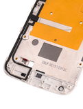 Replacement LCD Assembly With Frame Compatible with Motorola Moto G2 (XT1064 / XT1068 / XT1069 / 2014) (Refurbished) (White)