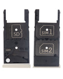 Replacement Sim Card Tray Compatible with Motorola Moto X Style (XT1572 / 2015) (Gold)