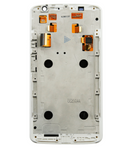 Replacement LCD Assembly With Frame Compatible with Motorola Droid Maxx 2 / Moto X Play (XT1561 / XT1562 / XT1563 / XT1565 / 2015) (Refurbished) (White)