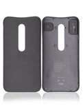 Replacement Back cover Glass Compatible with Motorola Moto G3 (XT1540 / 2015) (Black)