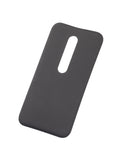 Replacement Back cover Glass Compatible with Motorola Moto G3 (XT1540 / 2015) (Black)