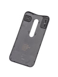 Replacement Back cover Glass Compatible with Motorola Moto G3 (XT1540 / 2015) (Black)