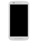 Replacement LCD Assembly With Frame Compatible with Motorola Moto E (XT1022 / 2014) (Refurbished) (White)