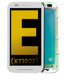 Replacement LCD Assembly With Frame Compatible with Motorola Moto E (XT1022 / 2014) (Refurbished) (White)