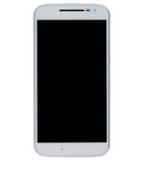 Replacement LCD Assembly With Frame Compatible with Motorola Moto G4 (XT1620 / XT1621 / XT1622 / XT1625 / XT1626 / 2016) (Refurbished) (White)