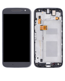 Replacement LCD Assembly With Frame Compatible with Motorola Moto G4 (XT1620 / XT1621 / XT1622 / XT1625 / XT1626 / 2016) (Genuine OEM) (Black)