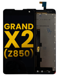 Replacement LCD Assembly Without Frame Compatible with ZTE Grand X2 (Z850) (Refurbished) (Black)