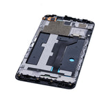 Replacement LCD Assembly With Frame Compatible with ZTE ZMax Pro (Z981) (Refurbished) (Black)