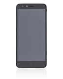 Replacement LCD Assembly With Frame Compatible with ZTE Blade X Max (Z983) (Refurbished) (Black)
