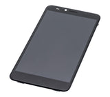 Replacement LCD Assembly With Frame Compatible with ZTE Blade X Max (Z983) (Refurbished) (Black)