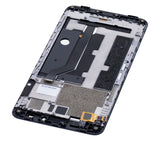 Replacement LCD Assembly With Frame Compatible with ZTE Blade X Max (Z983) (Refurbished) (Black)