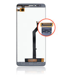 Replacement LCD Assembly Without Frame Compatible with ZTE Blade X Max (Z983) (Refurbished) (Black)